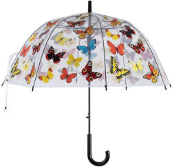 Esschert Design Pillangó mintás átlátszó esernyő, 83 cm átmérőjű (TP381)