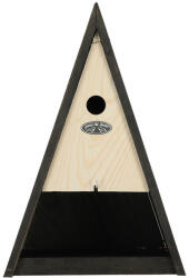 Esschert Design Háromszög alakú kettő az egyben madárház és maderetető, fekete (NK108)