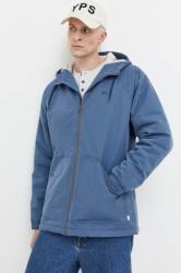Quiksilver rövid kabát férfi, átmeneti, oversize - kék S