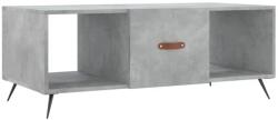 vidaXL betonszürke szerelt fa dohányzóasztal 102 x 50 x 40 cm 829272