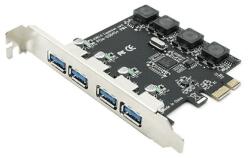  Blackbird 4x USB 3.0 bővítő kártya PCI-E (BH1295) (BH1295)