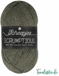 Scheepjes Scrumptious 373 Liquorice Ice Cream - szürke akril fonal
