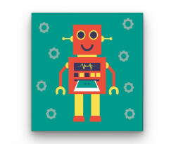 Számfestő Robot - gyerek számfestő készlet (szamkid200)