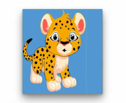  Baby tigris - gyerek számfestő készlet