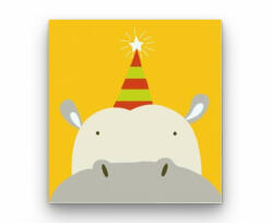  Szülinapos Víziló - gyerek számfestő készlet