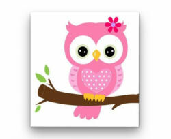  Kislány Bagoly - gyerek számfestő készlet