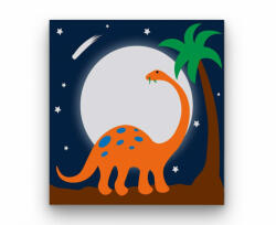  Telihold és Dinó - gyerek számfestő készlet