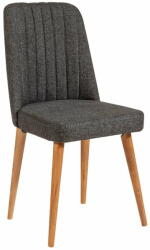 Kalune Design Трапезен стол от антрацитно кадифе Stormi Sandalye - Kalune Design (869VEL5199)
