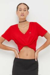 Tommy Jeans pamut póló női, piros - piros XS - answear - 8 990 Ft