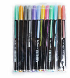  Zselés toll színes metál 12 db-os csomag G5-306 (G5-306)