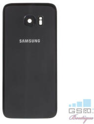Samsung Capac Baterie Spate Samsung Galaxy S7 edge G935 Cu Ornament Camera Si Adeziv Sticker Negru