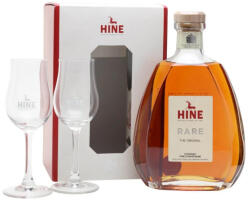 HINE - Cognac VSOP Rare + 2 pahare GB - 0.7L, Alc: 40%
