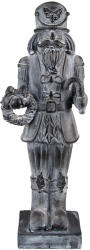 Clayre & Eef Figurina Spargatorul de Nuci polirasina gri 15x11x47 cm (6PR3734) - decorer