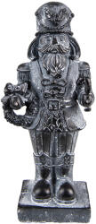 Clayre & Eef Figurina Spargatorul de Nuci polirasina gri 9x6x21 cm (6PR4746Z) - decorer