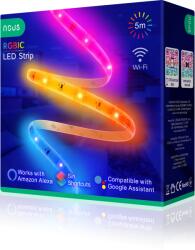 Rovo Banda LED Nous Wifi RGBIC F4, 5m, Smart, Sincronizare Muzica (F4)