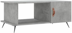 vidaXL betonszürke szerelt fa dohányzóasztal 90 x 50 x 40 cm 829464