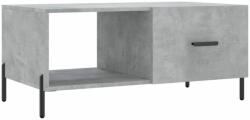 vidaXL betonszürke szerelt fa dohányzóasztal 90 x 50 x 40 cm 829224