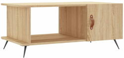 vidaXL sonoma-tölgyszínű szerelt fa dohányzóasztal 90 x 50 x 40 cm 829463