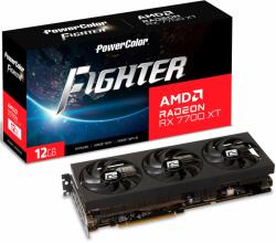 PowerColor AMD RADEON RX 7700 XT Fighter 12G GDDR6 (PC-VC-RX7700XT-12G-F) Placa video