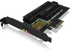 RaidSonic ICY BOX IB-PCI215M2-HSL M. 2 NVME PCIe x4 adapter (IB-PCI215M2-HSL)