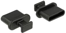 Delock 64013 Porvédo USB-C típusú kimenethez fogantyúval 10 db fekete (64013)