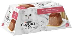Gourmet Revelations pástétom lazaccal szósszal nedves macskaeledel 12 x