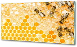 Wallmuralia. hu Konyhai fali panel Dolgozó méhek 100x50 cm