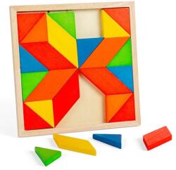 Bigjigs Toys Mozaic din lemn colorat (DDBJ246)