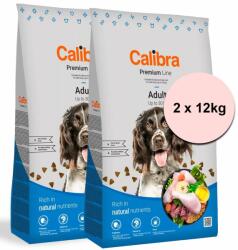 Calibra Calibra Dog Premium Line Adult 2 x 12 kg