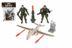 Teddies Set de soldati cu un avion cu accesorii (TD00850989)