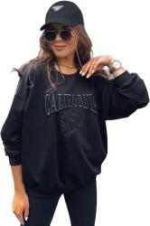  Dstreet Női CALIFORNIA DREAM pulóver fekete színben by1247 XL