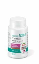 Rotta Natura Echinacea, Vitamina C naturala, Seleniu, Zinc, 30 capsule, Rotta Natura