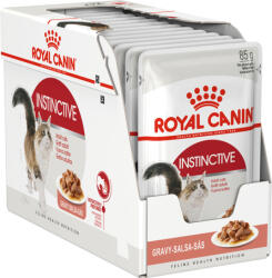 Royal Canin Instincive Gravy - Felnőtt macska szószos nedves táp (12 x 85 g) 1.02 kg