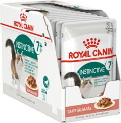 Royal Canin Instinctive 7+ Gravy - Idősödő macska szószos nedves táp (12 x 85 g) 1.02 kg