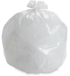 Szemetesbélelő zsák, környezetbarát, újrahasznosított anyagból, fehér, 50 x 50 cm (25 l) 500 db/gyűjtő