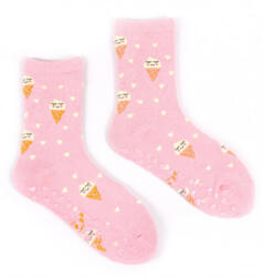 Yo! ABS csúszásgátlós zokni 23/26 - rózsaszín fagyis - babyshopkaposvar