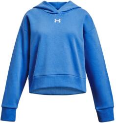 Under Armour Hanorac cu gluga Under Armour UA Rival Fleece Crop Hoodie-BLU 1379517-464 Marime YXL (1379517-464) - top4running