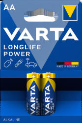 VARTA ceruza elem Longlife Power AA (LR06) 2 db/bliszter (4906121412)