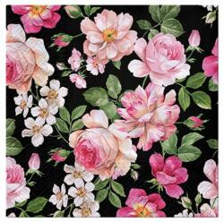  Decoupage szalvéta Roses Glory Black - 1 db (decoupage)