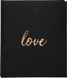 Exacompta vendégkönyv (21x19 cm, 140old) fekete, love