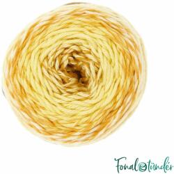 Rico Ricorumi Spin Spin 002 Yellow - sárga színátmenetes pamut fonal
