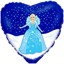 Flexmetal Balon folie inima Printesa Elsa Frozen 45 cm - articole-petreceri - 14,99 RON