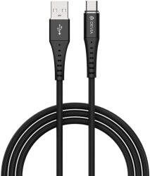 DEVIA Кабел данни Devia Braid USB-C, 2.1А, Плетен