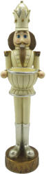 Clayre & Eef Figurina Spargatorul de Nuci cu suport lumanare bej maro 9x7x30 cm (6PR4837) - decorer