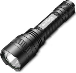 Rovo Lanterna SupFire C8-H, 15W, LED, 1500 lm, 4000 mAh, 5 moduri, rezistenta la apa, incarcare USB, Negru (C8-H)