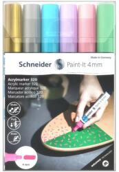 Schneider Marker cu vopsea acrilică Paint-It 320 4 mm Schneider 6 buc/set 2 (APPMK023)