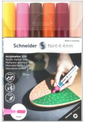 Schneider Marker cu vopsea acrilică Paint-It 320 4 mm Schneider 6 buc/set 3 (APPMK024)