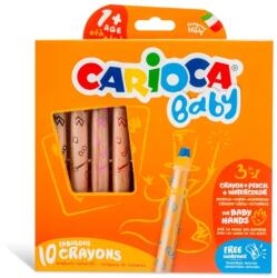 CARIOCA Creioane colorate Carioca 3: 1 Baby 1+ 10/set (APSKR112)