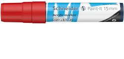 Schneider Marker cu vopsea acrilica Paint-It 330 15 mm Schneider Rosu (APPMK019ROSU)