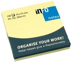 inFo notes Notes adeziv Yellow 75 x 75 mm (AP2835)